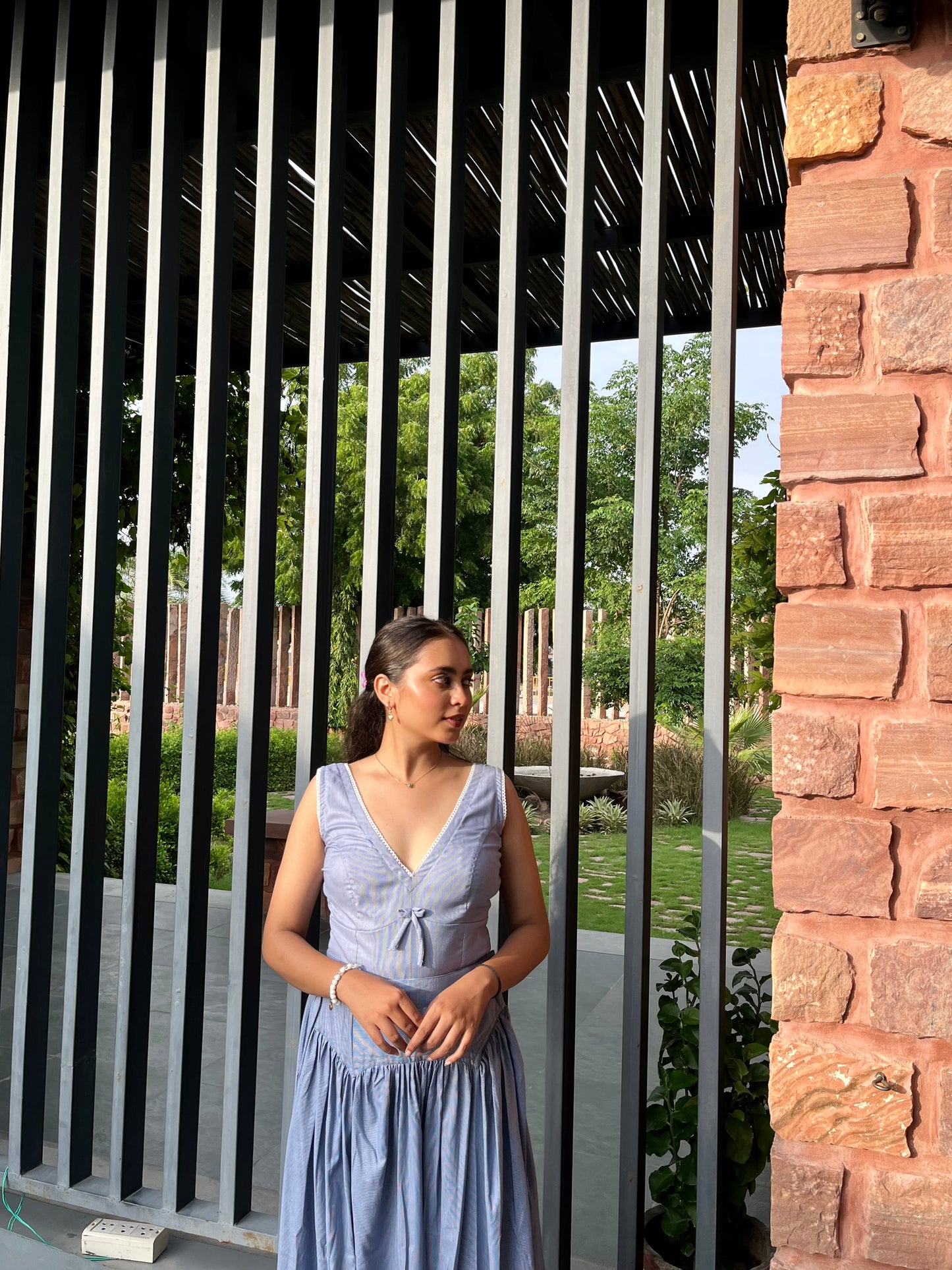 Midnight Blueberry Skirt Set