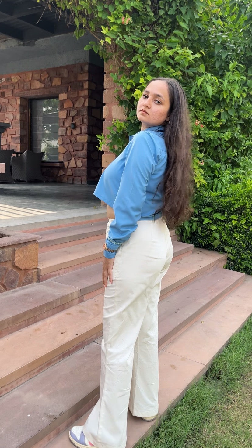 Sapphire Berry Boxy Shirt