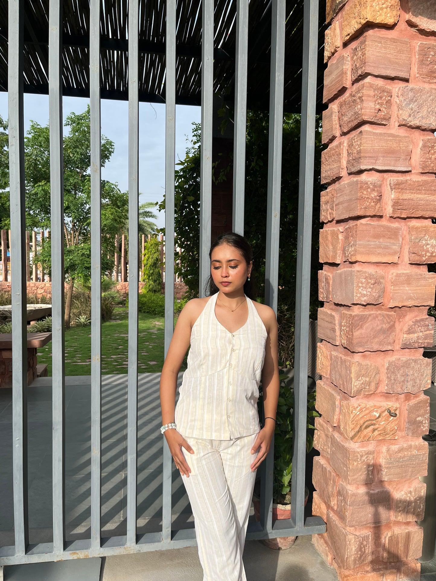 Cream Soufflé Co-ord Set