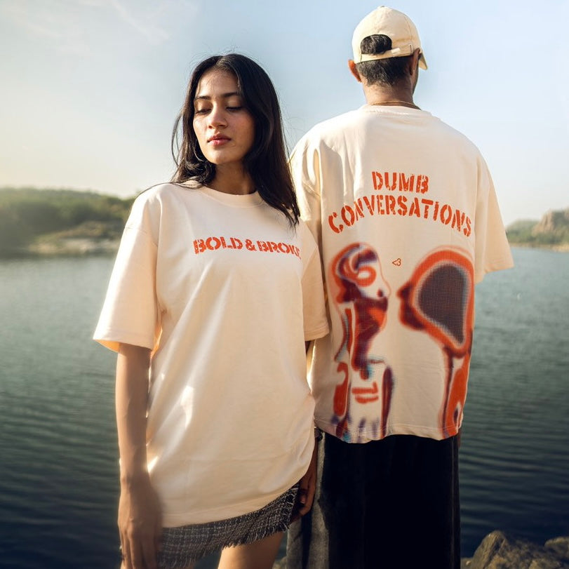DUMB CONVERSATIONS OVERSIZED T-SHIRT