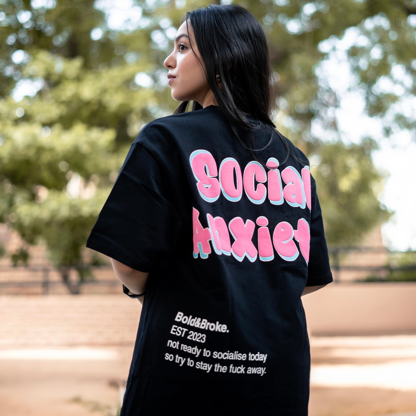 SOCIAL ANXIETY OVERSIZED T-SHIRT