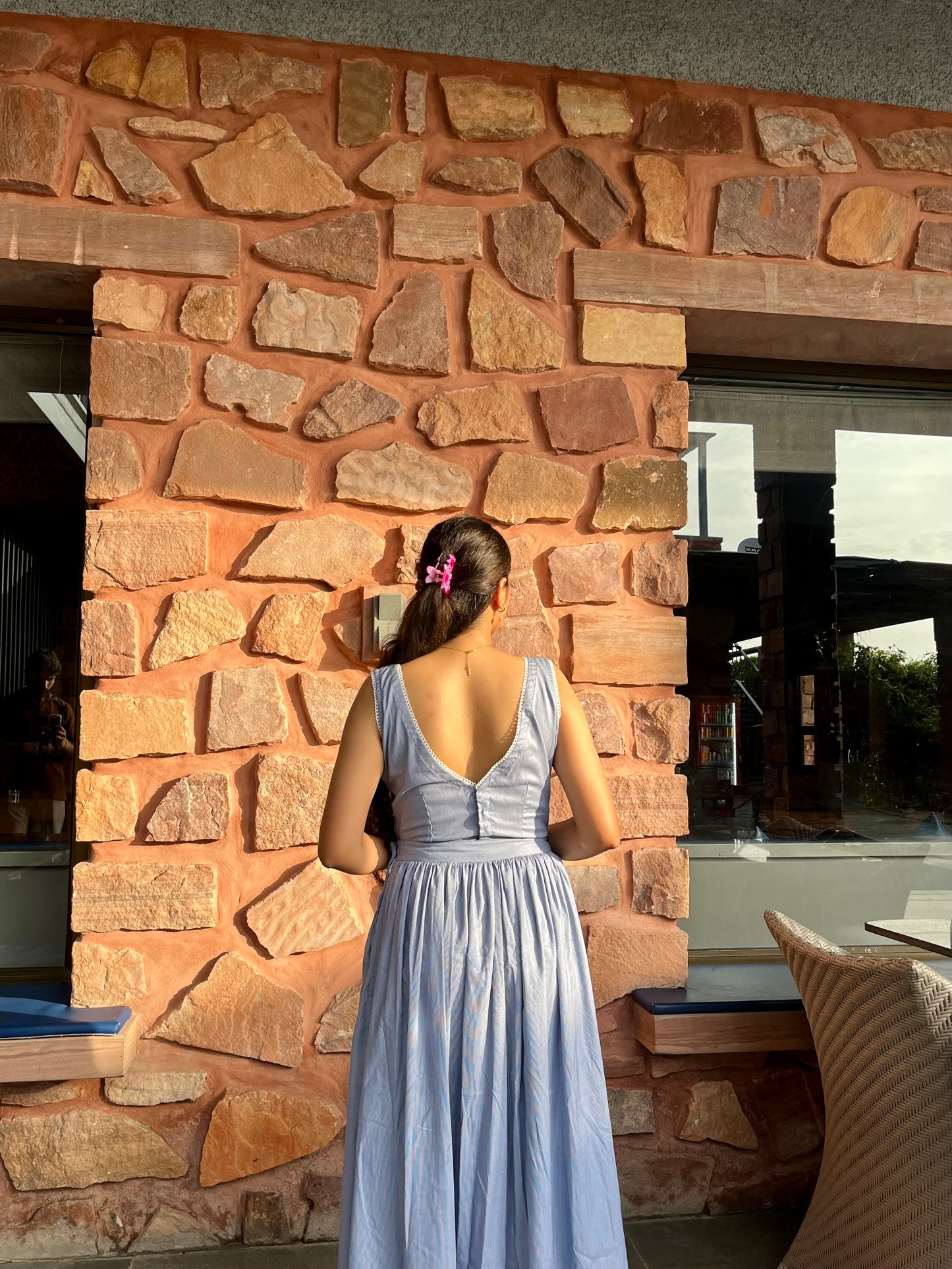 Midnight Blueberry Skirt Set