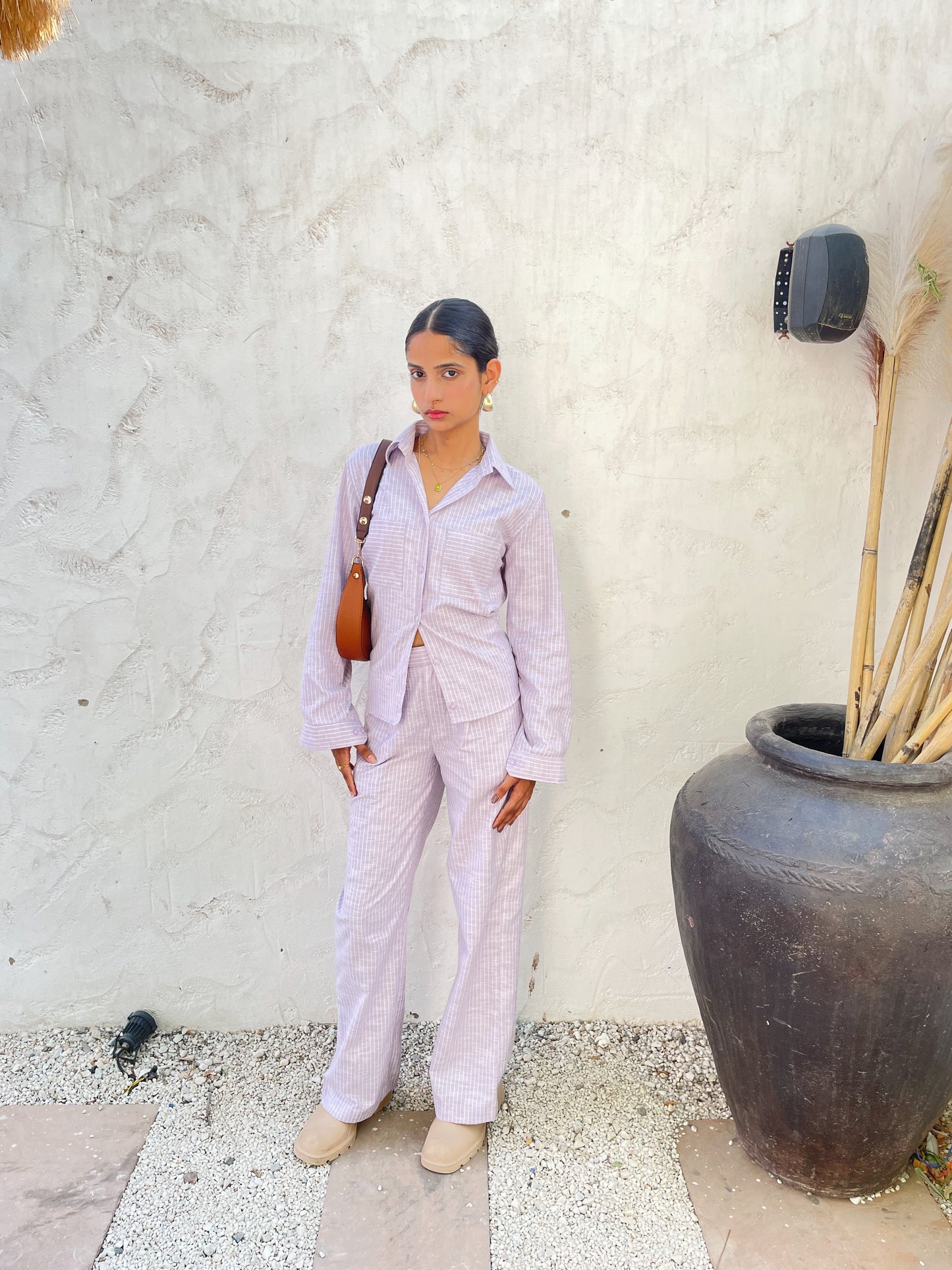 Lilac Sorbet Corset Shirt