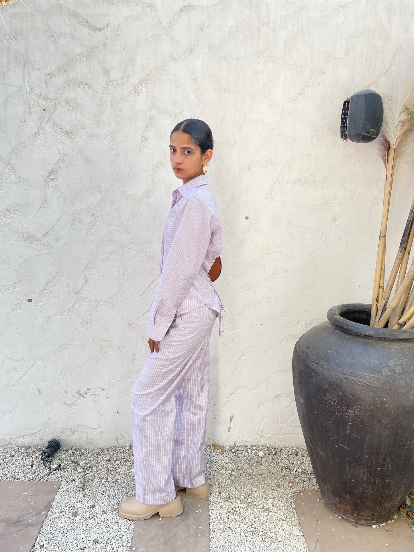 Lilac Sorbet Corset Shirt